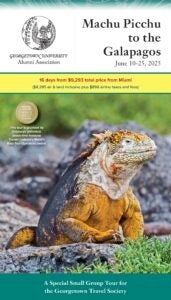 Machu Picchu to Galapagos 2025 Brochure 