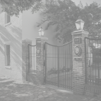 Alumni House gate