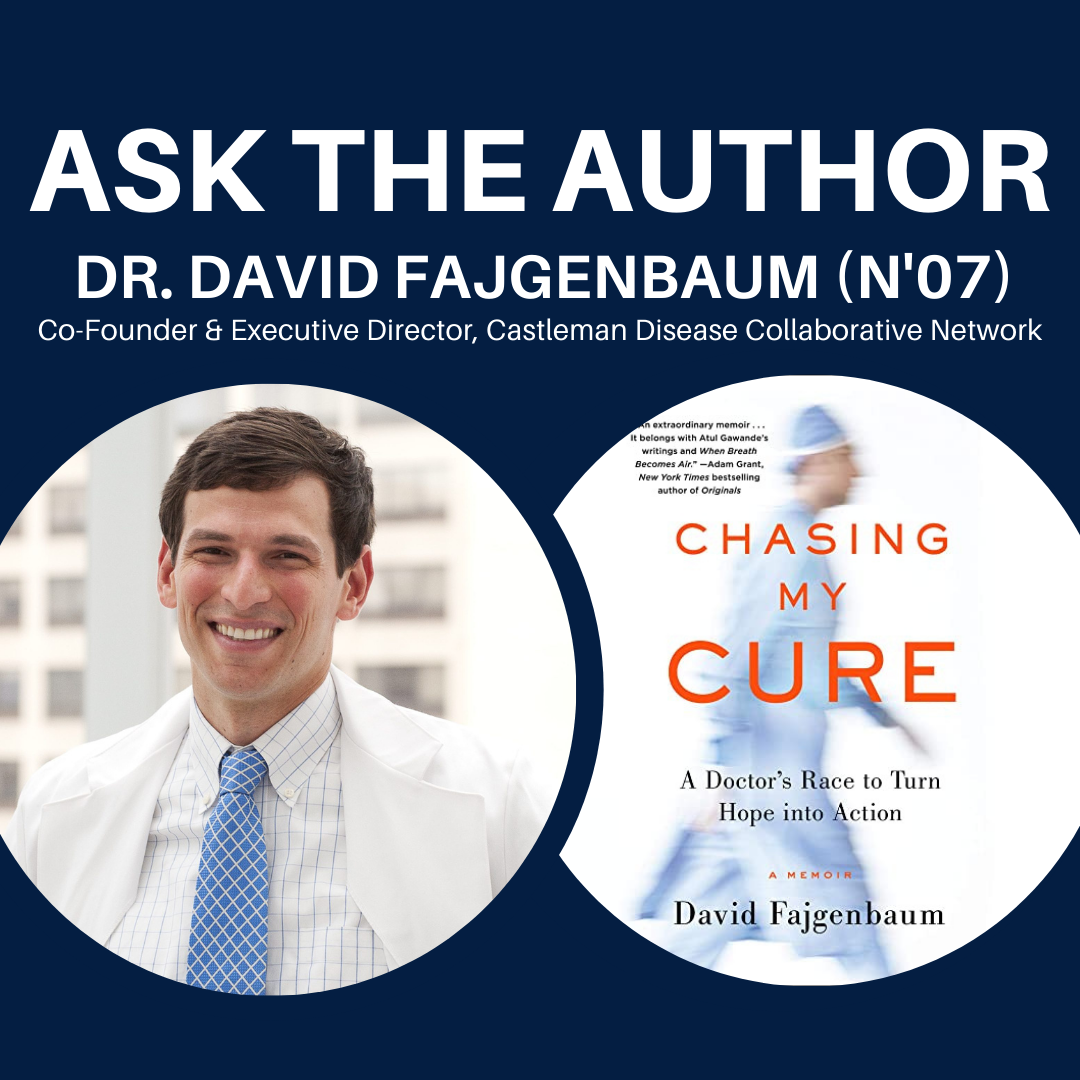 Ask the Author: Dr. David Fajgenbaum