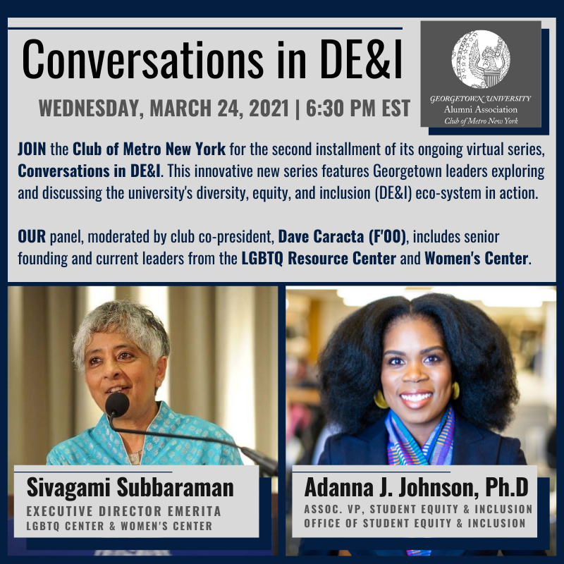 Conversations in DE&I graphic