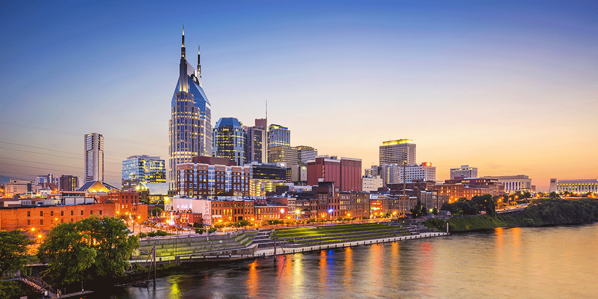 the Nashville skyline
