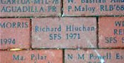 brick with alumni names