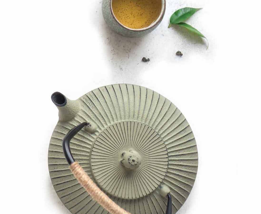 tea pot and cup