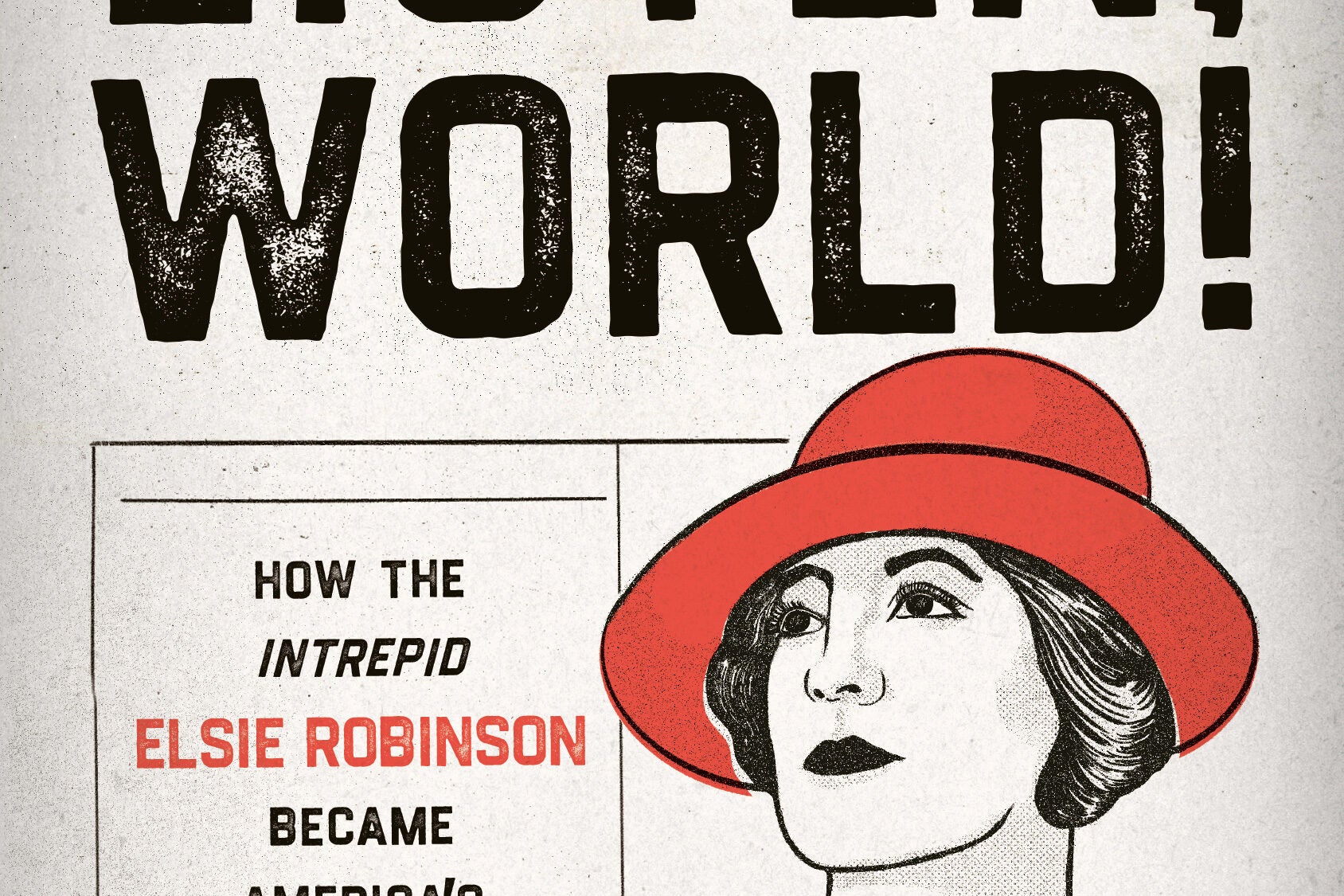 a cover with a woman in a red hat, and the title 