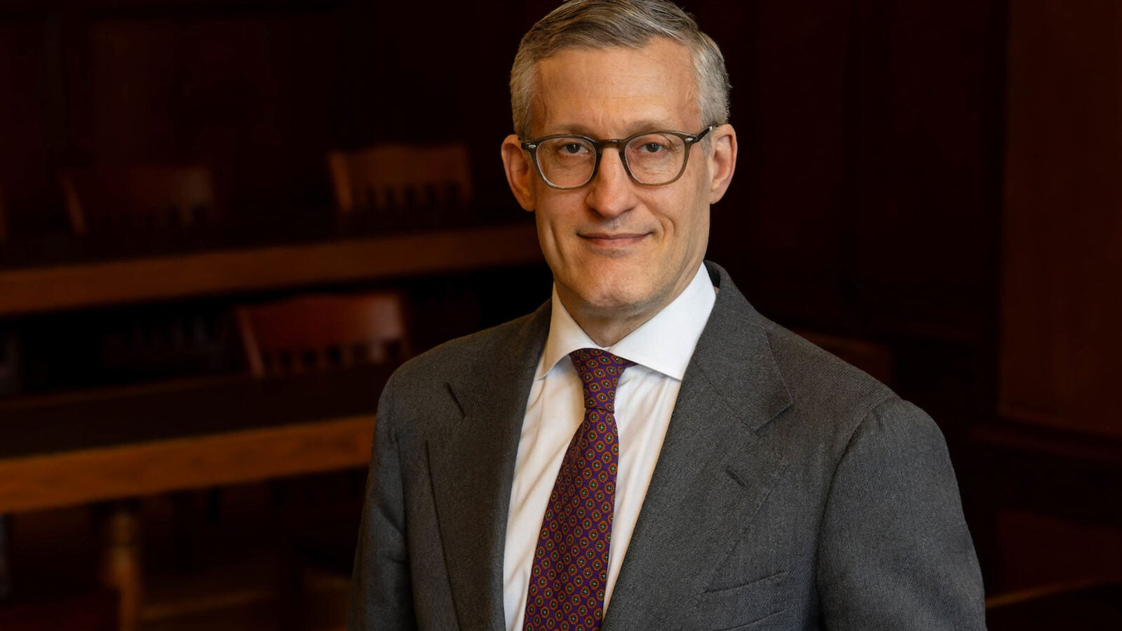 portrait of David Edelstein, dean of the College of Arts & Sciences