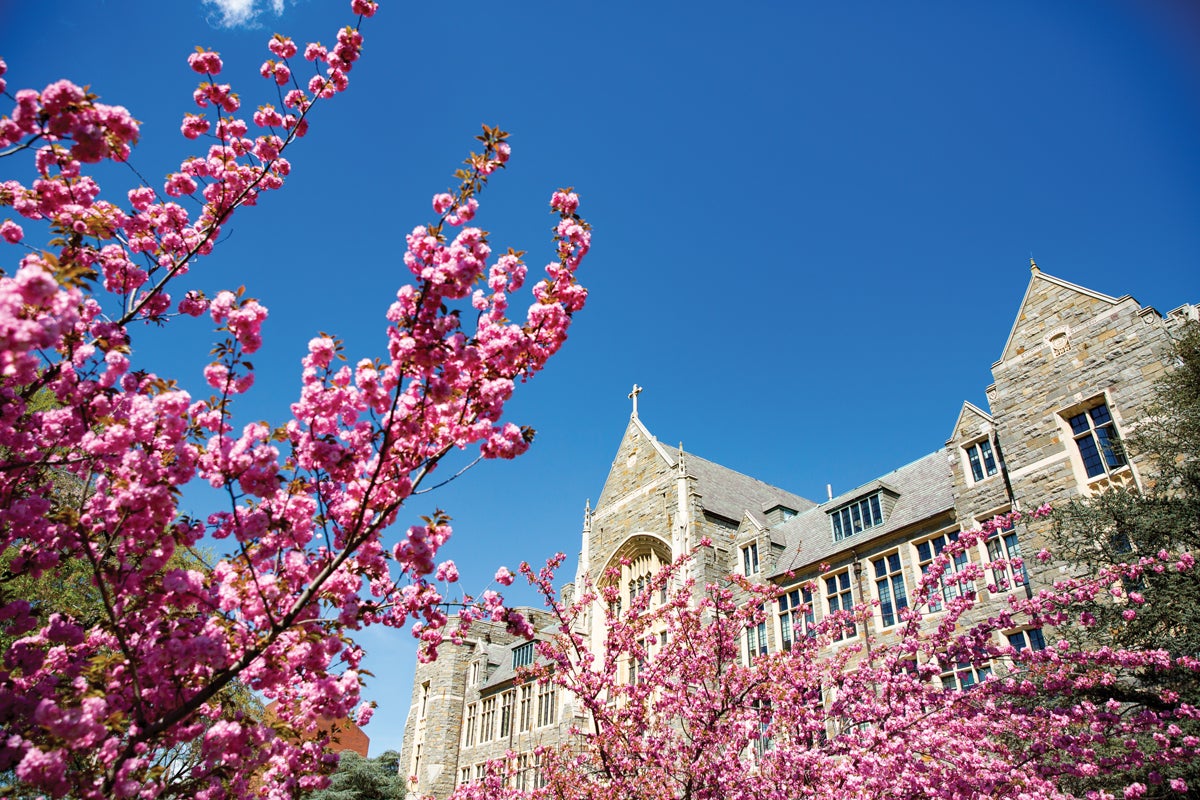 campus flowers
