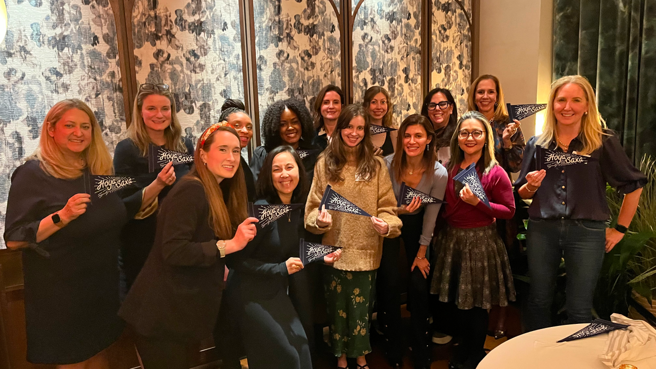 women of georgetown event group photo