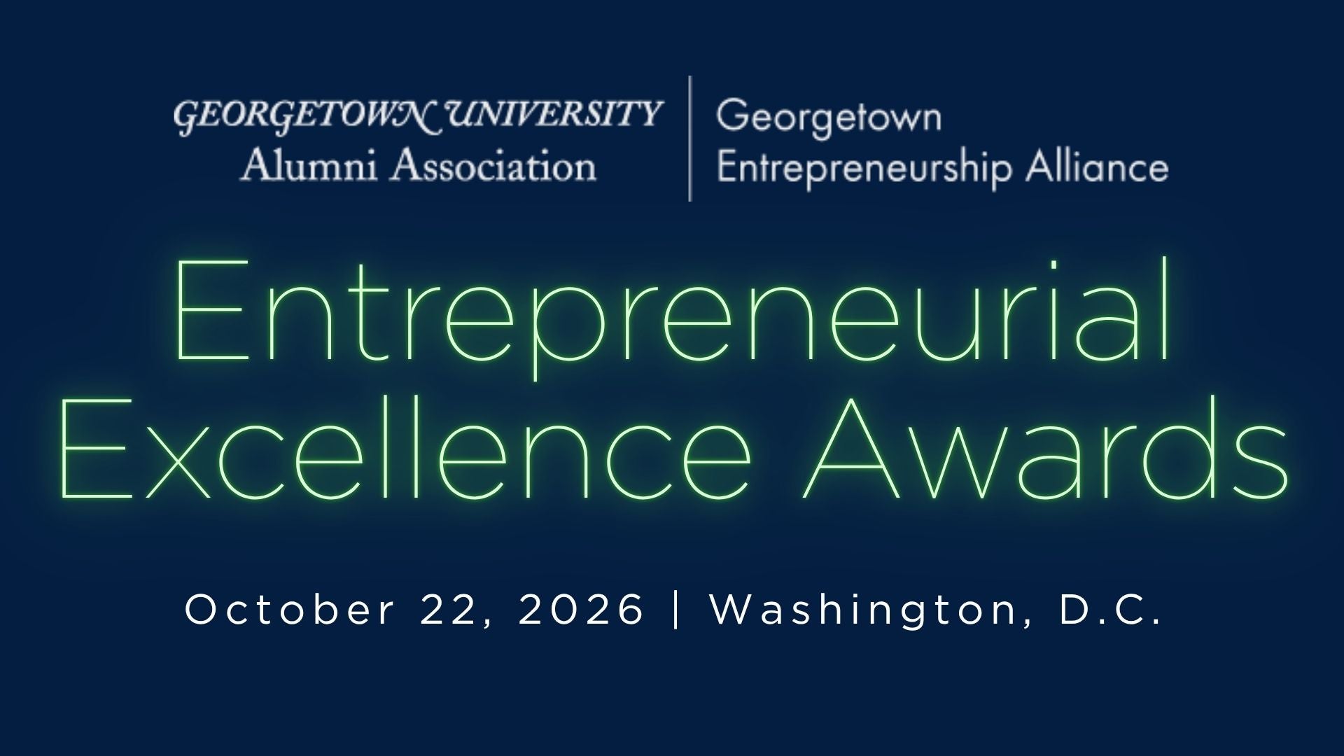 2026 GEA Entrepreneurial Excellence Awards