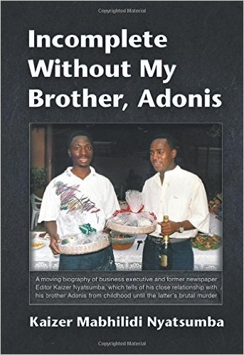 Incomplete Without My Brother, Adonis book cover image