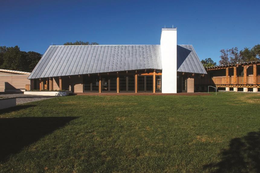 An exterior view of the Calcagnini Contemplative Center
