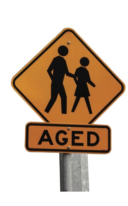 aged sign